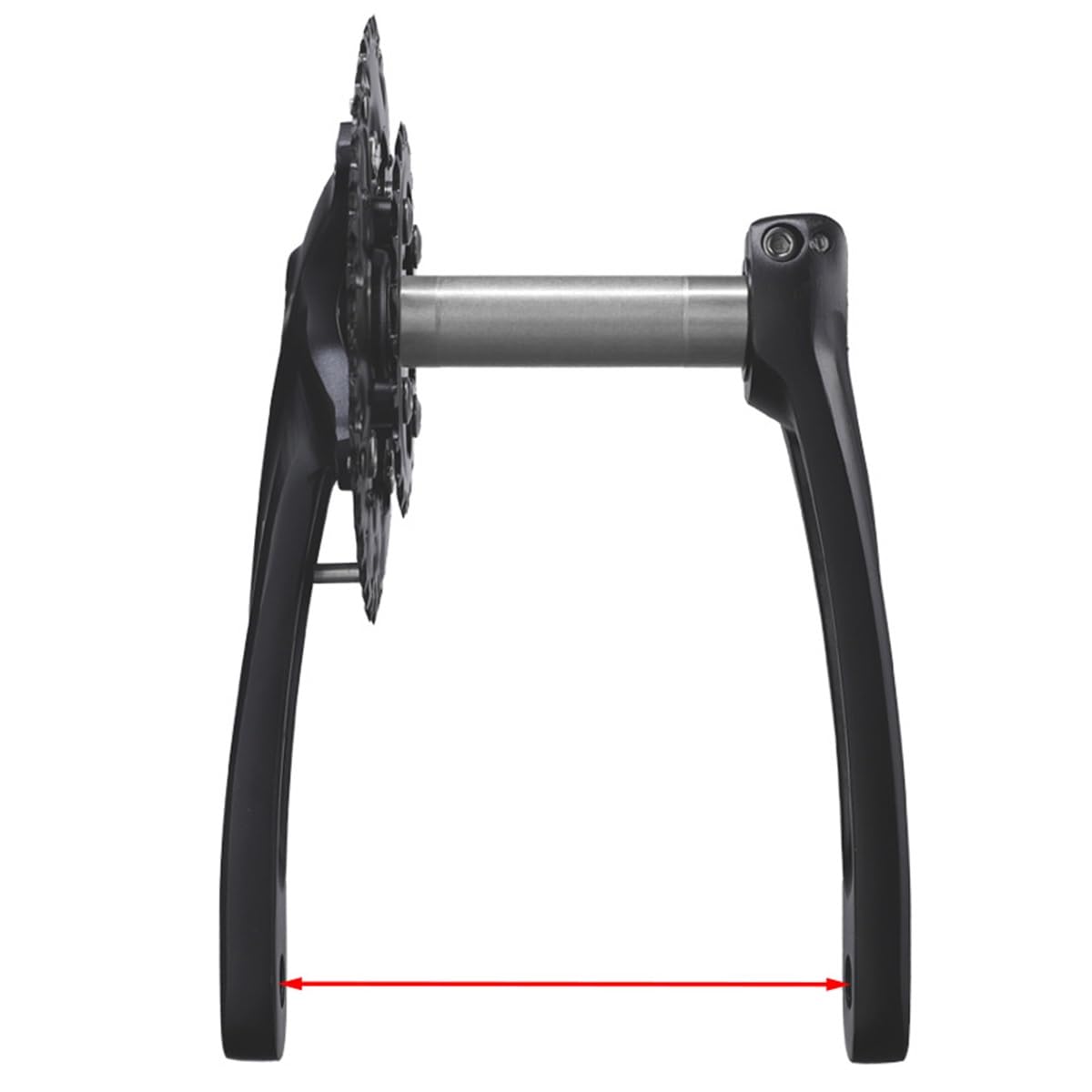 170mm MTB Integrado Hueco Platos Y Bielas Plato Redondo Platos con Soporte Inferior 22-36T 24-38T Aleación De Aluminio Platos Y Bielas