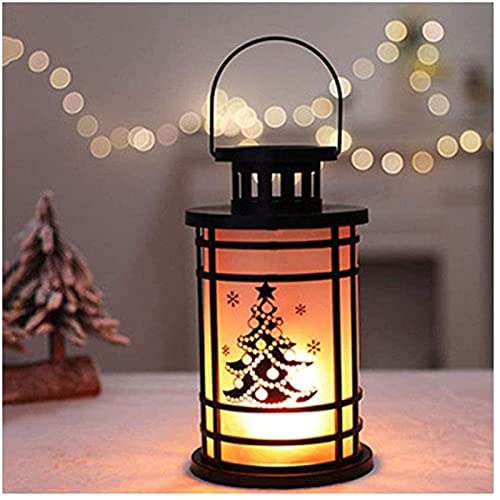 Yisss LED flamlampa, falsk eldflamma eldlampor jul simulering flamma ljus bar scen layout bärbar liten oljelampa halloween dekoration rekvisita skrivbordsdekoration (färg: C)