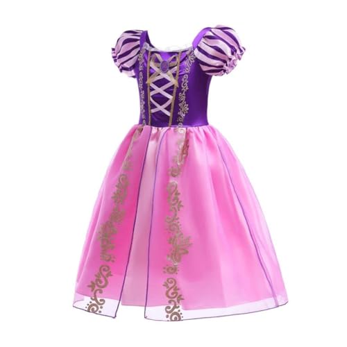 Vestido Princesa para Niñas Bebés 12-24 Meses Morado miniatura 3