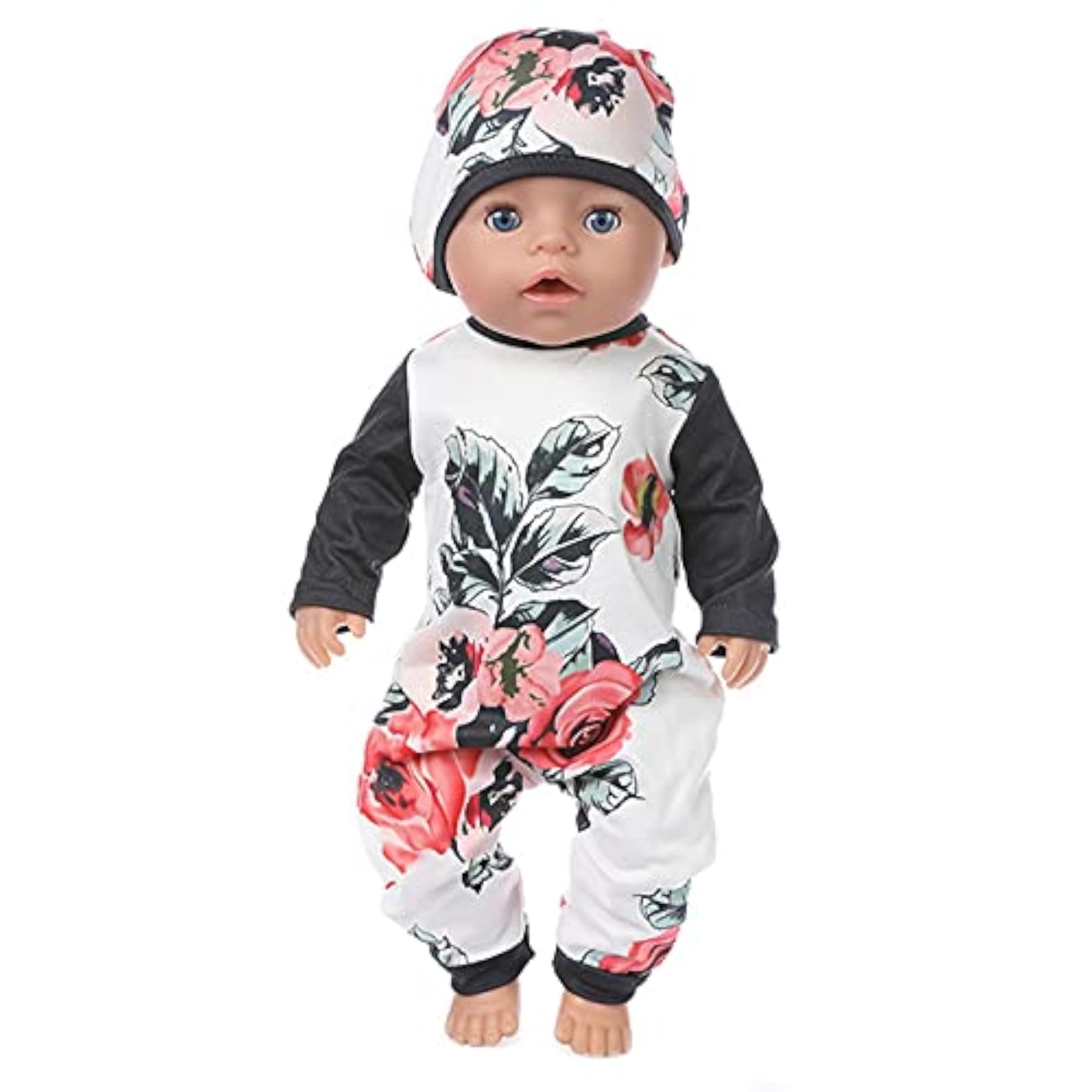 Realistic Simulated Doll Jumpsuit with Beanie Hat