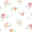 Watercolor Peachy Pink Floral