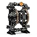 Vestapomp Air Operated Double Diaphragm Pump - Pneumatic waste oil pump (1 inch Discharge, Aluminum Body + Nitrile Diaphragm, 40 GPM, 100 PSI)