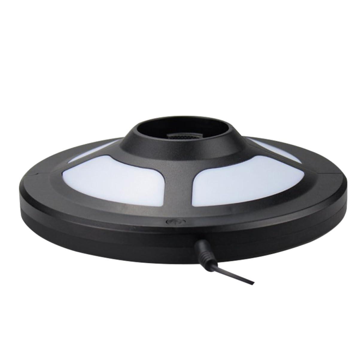 Hohopeti LED Campinglampe für Außenzelt mit Abs Material Schwarz Heller Beleuchtung für Camping und Sichere Nachtaktivitäten im Freien