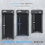 THERUN Walking Pad Treadmill Under Desk, Portable Mini Treadmill for Home/Office, Walking Pad Machine with 2.5HP and 265 lbs Weight Capacity Remote Control LED Display - Image 2