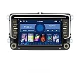 Pantalla de CarPlay Reproductor Multimedia para Coche Android 13 Octa Core con MirrorLink,CarPlay,Wi-Fi GRS para Volkswagen (para Passat,B7)(6GB 128GB 8 Core)