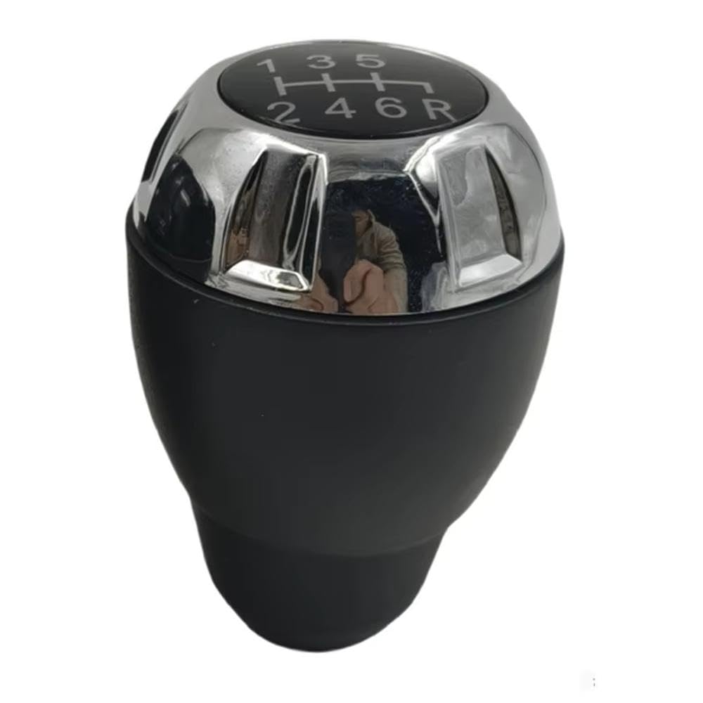 Ydxherta Chrome Manual 6 Speed Gear Shift Knob Lever Change Gearbox Stick Shifter For Jeep For Wrangler Jk 07-2018 Auto Parts