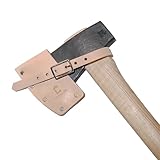 COUNCIL TOOL Mask - Boy and HB Axes Natural (Tan) Leather Sheath - AM-SHEATH23B