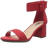 XTI 35196.0, Zapatos con Tira de Tobillo Mujer, Rojo (Rojo Rojo), 38 EU