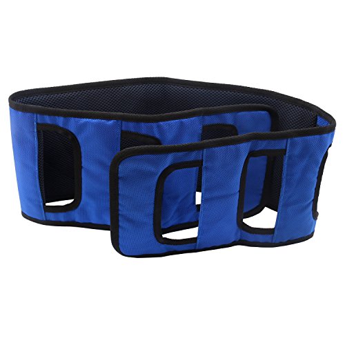 Transfer Sling Gait Belt Patient Lift Transferring Turning Handicap Bariatric Patient Patient Care Safety Mobility Aids Equipment (Blue) #TOP2