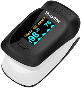Pulse Oximeter Medical-Grade Heart Rate & SpO2 Monitor | ToronTek G64+ - 1