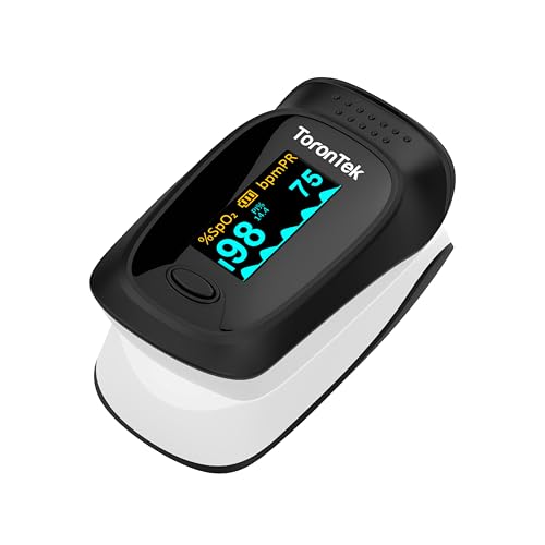 Pulse Oximeter Medical-Grade Heart Rate & SpO2 Monitor | ToronTek G64+