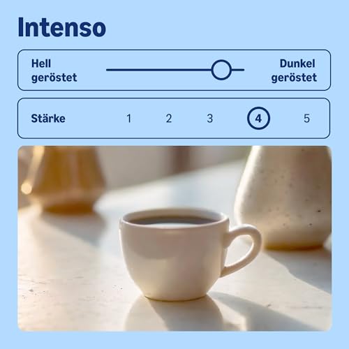 by Amazon Intenso Kaffeebohnen, dunkel geröstet, 2 kg (2 Packungen à 1kg) – Rainforest Alliance Certified