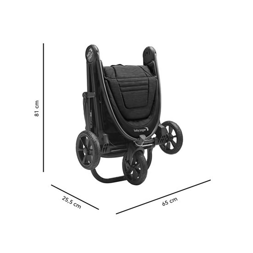 Baby Jogger City Mini GT2 - Cochecito de bebé ligero con suspensión en las cuatro ruedas para cualquier terreno, cochecito pequeño plegable rápidamente con una mano, color verde