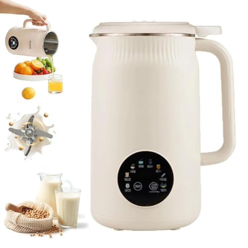 Máquina De Leche De Nueces, Fabricante Automático De Leche Vegetal Para Leche Casera De Almendra, Avena Y Soya, Con Función De Mantener Caliente, Fabricante De Bebidas Saludables Veganas