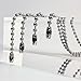 304 Stainless Steel Ball Chain 49.2ft with 10 Connectors – Bead Chain for Roller Shades, Blinds, Fan Pulls, Light Pull Chains, DIY Repair – Rustproof Beaded Pull Chain, Cut to Length, Silver