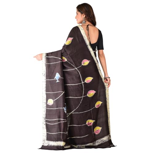 3stones pure silk saree in pure silk – image 2