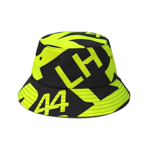 Gorro tipo pescador F1 Lewis Hamilton de color neón talla única accesorio deportivo