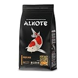 AL-KO-TE, Alimento de 3 Estaciones para Kois, Primavera a otoño, pellets flotantes, Comida Principal Profesional Mezcla, 1 kg (1 Unidad)