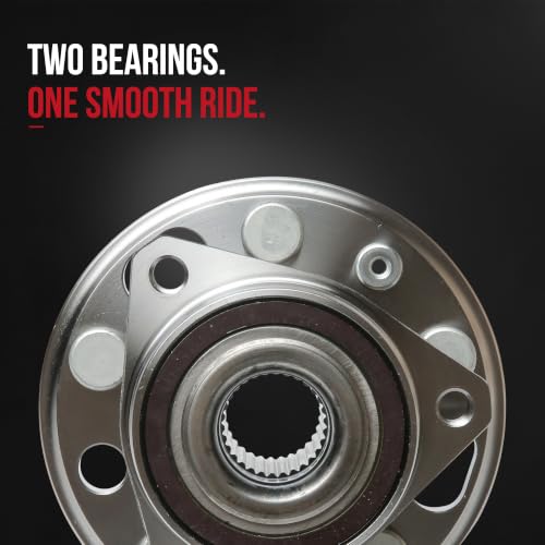Image of Front Wheel Bearing and Hub Assembly Set of 2 - Compatible with Buick, Cadillac, Chevrolet & More - Allure, Lacrosse, Regal, CTS, XTS, Camaro - Rear Wheel Bearing - Replaces 513288, 513288AA, 951-301