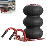YEATHOR Aim Tools Air Bag Jack, 6600 lbs 3 Ton Capacity, Pneumatic Trolley Jack for Repair, Air Jack up to 40 cm, Portable Triple Bag Air Lift for Garage, Auto