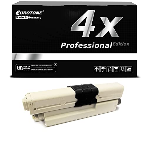 Toner Oki ES 3452 noir haute capacité compatible pack de 4 recharges E.T. 44973512