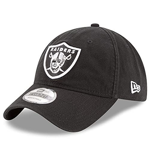 New Era Men s Black Las Vegas Raiders Core Classic 9TWENTY Adjustable Hat