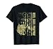 Reel Cool Pawpaw Camouflage American Flag Father's Day Gift T-Shirt for Men