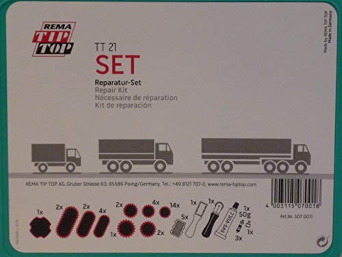 Rema Tip Top Schlauch-Reparatur-Set, Sortiment TT 21 TRUCK BIG BOX, Schlauchflicken 507001