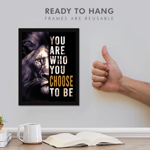 Image of Chaka Chaundh Acrylic - Motivational Quote Frames - Inspirational Wall Quotes for OFFICE, STUDENT, STUDY ROOM - (14 X 11 Inches - Set of 4)