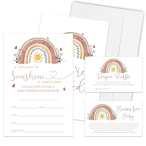 AKTFV Little Ray Of Sunshine Invitation Set