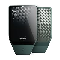 Trezor Safe 7 – Krypto-Hardware-Wallet mit Bluetooth, Farb-Touchscreen, Transparentem Secure Element, Quantum-Ready (Obsidian Green)