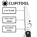 Spyderco ClipiTool Rescue Folding Knife - Black G-10 Handle with SpyderEdge, Full-Flat Grind, 8Cr13MoV Steel Blade and LinerLock - C209GS