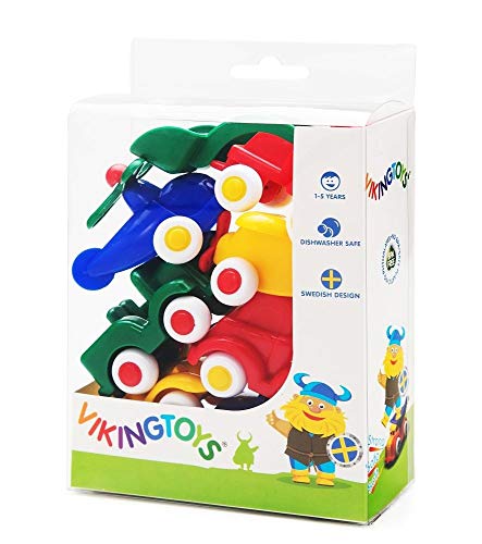 Viking Toys 1347 Playset Cars (Peterkin 1347) - Set de 5 vehículos de Juguete de plástico (no Necesita Pilas)