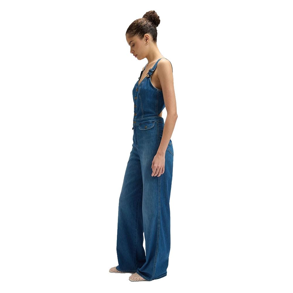 Lee Damen Cut Out Jumpsuit Overall (1er Pack)