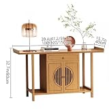 Chińska szafka na ołtarze, osobisty stolik medytacyjny ze schowkiem i szufladą, podstawa do ofiar, szafka na modlitwę, solidna konstrukcja, do salonu i biura (Brown, 150 cm / 59 cali)