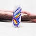 Handmade Blue ranbow Butterfly dread beads for dreadlocks Hair accessories Tube braid jewelry eco friendly natural inspired 9mm