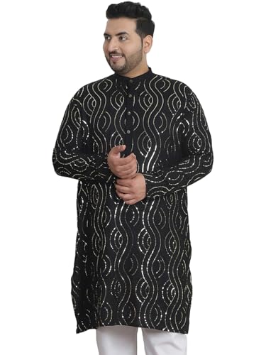 Image of SOJANYA(Since 1958 Cotton Regular Fit Plus Size Ethnic Long Kurta for Navratri & Indian Festivals