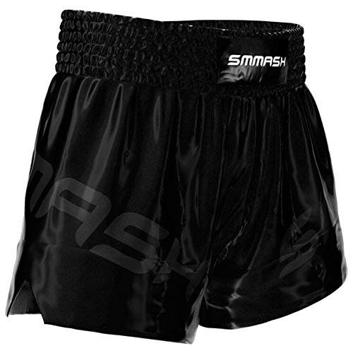 SMMASH MMA Shorts Herren Kurz Sporthose Thaibox Muay Thai Hose Boxhose Trainingsshorts Atmungsaktiv Elastisch Abriebfest