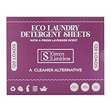Green Limitless Eco Laundry Detergent 120 Sheets (Loads) with A Lavender Scent. All the benefits of a liquid detergent, washing powder, or washing pods without any of the drawbacks.