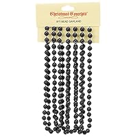 HERCHR Parelketting, 9 m, parelsnoer, kralenketting, slinger, kunstparelketting, voor doe-het-zelf, bruiloft, kerstboom, decoratie