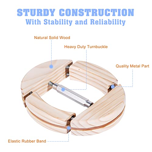 Hat Stretcher 4-Way Fitted Hats Hat Shaper For Men Cowboy Baseball Cap Hat Extender With Heavy Duty Adjustable Turnbuckle Size 7 1/2 To 9 1/2 In(Black) #TOP1