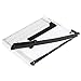 Paper Trimmer, A4 Paper Cutter Guillotine with Heavy Duty Gridded Base Cut Length 12 Sheets Capacity, Cutting Paper Machine for Home Office (White)