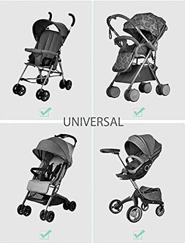 Miniatura 6 de Prolyr Gancho Silla Paseo Carrito Bebé - Pack 2, Colgador Bolsas, Bolsos, Mochilas, Etc., Multiusos, Ajuste Universal E Instalación En Segundos, Rotación 360 Negro .