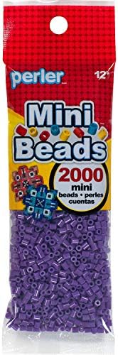 Perler 80-14109 Mini Fuse Bead Craft Supplies, 2000pcs, Purple image 4