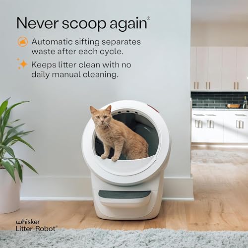 Image of Litter-Robot 4 Supply Bundle by Whisker, White - Automatic, Self-Cleaning Cat Litter Box, WiFi Enabled, Includes Litter-Robot 4, 3 OdorTrap Refills, 10 Liners, 30 Cleaner Wipes, & 2 Carbon Filters | Automatic, Self-Cleaning Cat Litter Box, WiFi Enabled, Includes 3 OdorTrap Refills, 10 Liners, 30 Wipes, & 2 Carbon Filters