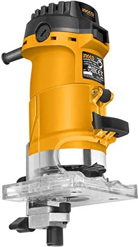 Image of Ingco Industrial Router Trimmer - Model INDUSTROCART019 - Fixed Base - Metal - Perfect for Laminate