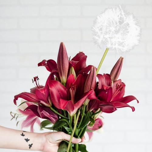 Flores artificiales elegantes para manualidades creativas y centros de mesa de comedor 6