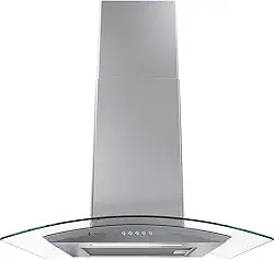 Coifa de Parede Cadence Inspire 60cm Vidro Curvo CFA365, 220V