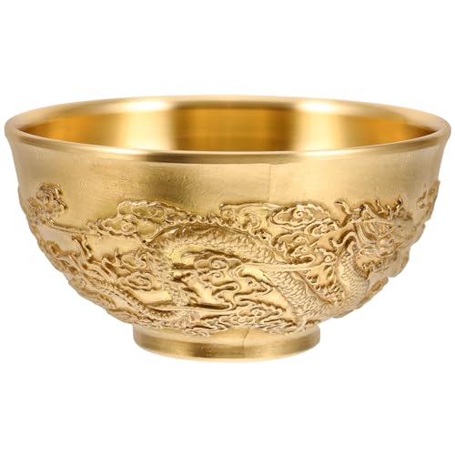 Cabilock Brass Treasure Bowl Feng Shui Ornaments Wealth Good Lucky