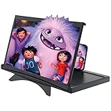 GXDJC Curve Screen Magnifier,3D HD Mobile Phone Magnifier Projector Screen For Movies, Videos, And Gaming–Foldable Phone Stand With Screen Amplifier–Supports All Smartphones (Color : 14inch) - Image 1